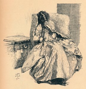 Een mijmering, ca. 1900