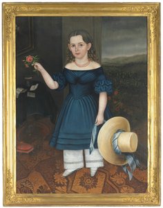Portret van Martha Otis Bullock door Joseph Whiting Stock