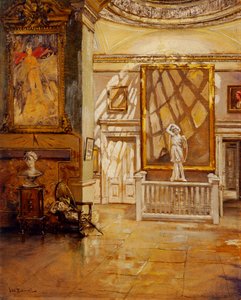 Noord Ante Kamer van de Groene Fluwelen Kamer, Chiswick House door Joseph Williams Topham Vinall