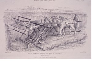Bells verbeterde maaimachine door Crosskill, c1840s