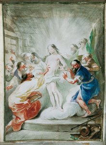 De verrezen Christus verschijnt aan de discipelen door Joseph Winterhalder d. J.