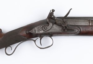 Donderbus met veer bajonet uitgegeven aan Ierse Vrijwilligers, circa 1815