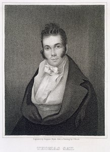 Thomas Say (1787-1834), gegraveerd door Henry Hoppner Meyer (1787-1847)