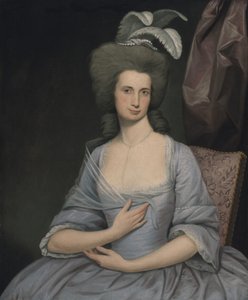Elizabeth Stevens Carle door Joseph Wright