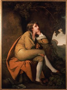 Edwin, uit "Minstrel" door Dr. Beattie door Joseph Wright of Derby