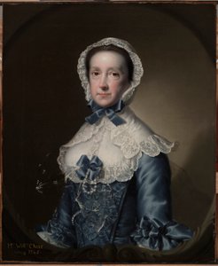 Portret van mevrouw William Chase, Sr. door Joseph Wright of Derby