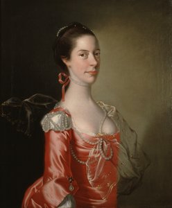Portret van een dame, ca. 1760 (olieverf op doek)