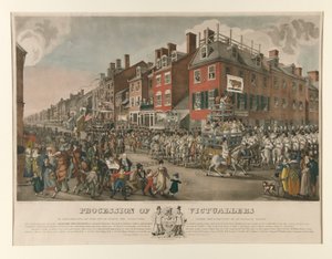 Processie van voedselleveranciers van Philadelphia
