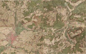 Kaart van Loven ou Louvain - Leuven