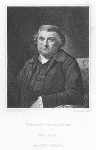 De eerwaarde Thomas Warton, Engelse literatuurhistoricus, criticus en dichter door Joshua (after) Reynolds