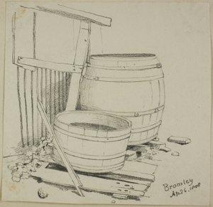 Wasbak en vat