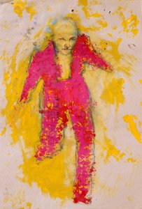 Levendig roze figuur door Joshua Hoskins