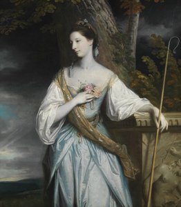 Anne Dashwood, later gravin van Galloway door Joshua Reynolds