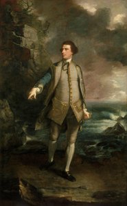 Kapitein De Eerwaarde Augustus Keppel (1725-1786) door Joshua Reynolds