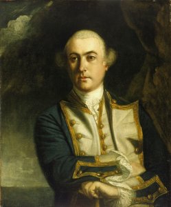 Kapitein De Eerwaarde John Byron (1723-1786) door Joshua Reynolds