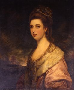Portret van Anne Susanna Warburton, mevrouw Richard Pennant door Joshua Reynolds