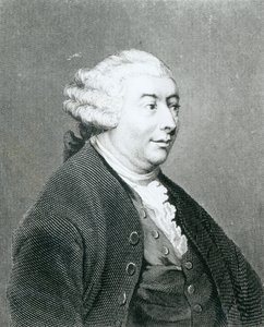 Portret van David Hume, gegraveerd door William Henry Worthington door Joshua Reynolds