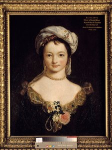 Portret van Miss Elisabeth Eliot Schilderij door Joshua Reynolds (1723-1792)