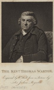 Portret van Thomas Warton