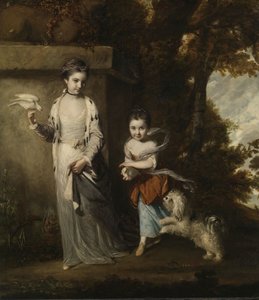 Portret van de Dames Amabel en Mary Jemima Yorke, ca. 1761 door Joshua Reynolds