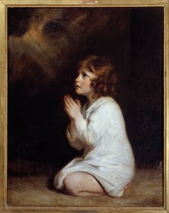De kleine Samuel in gebed