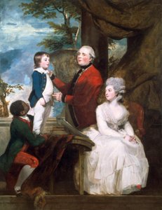 De familie Temple door Joshua Reynolds