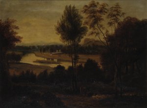 Uitzicht vanaf Wick House door Joshua after Reynolds