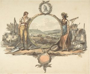 Ontwerp voor een Frontispice, ca. 1793