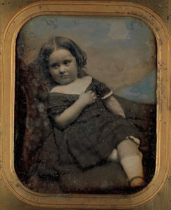 Augusta Hawes op vierjarige leeftijd, 1850s door Josiah Johnson Hawes, Albert Sands Southworth