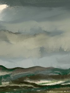 Landschap van Moody Mountain