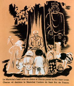 De propaganda van maarschalk Petain