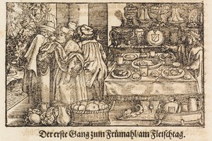 Een Nieuw Kookboek door Marx Rumpolt. Het eerste geïllustreerde Duitse kookboek, 1604