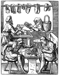 Schoenmaker, 16e eeuw