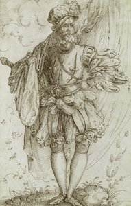 Vaandeldrager met een vlag, 1560s