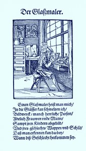 Glas schilder