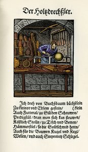 Houtdraaier door Jost Amman