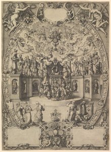 De apotheose van keizer Maximiliaan II