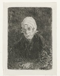 Katwijkse oude vrouw