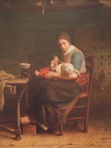 De Madonna van het huisje