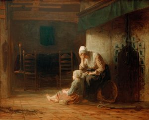 De Dag voor het Vertrek door Jozef Israëls