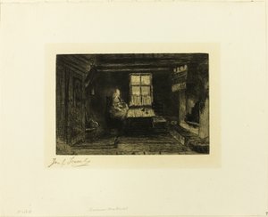 De moeder door Jozef Israëls