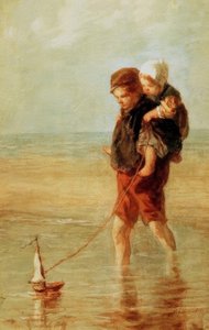 Jonge navigator door Jozef Israëls
