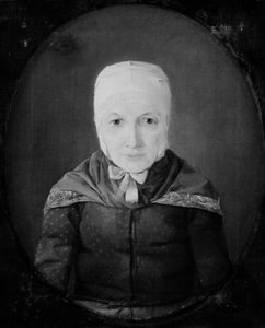 De grootmoeder van de kunstenaar
