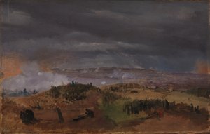 De Slag bij Isted 25 juli 1850. Studie