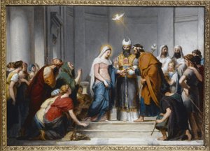 Het Huwelijk van de Maagd. Studie voor de compositie van de kerk van Notre-Dame-de-Lorette, circa 1833