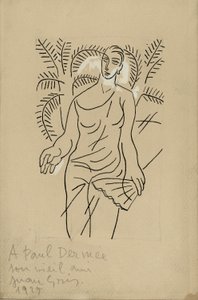 Vrouw met de L
