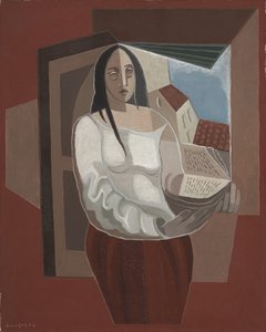 De lezeres, 1926 door Juan Gris