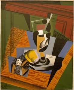 Het Tabakspakket door Juan Gris