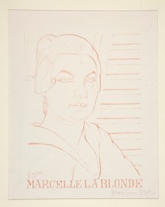 Marcelle La Blonde door Juan Gris