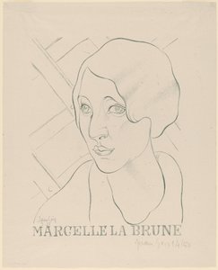 Marcelle de Bruine door Juan Gris